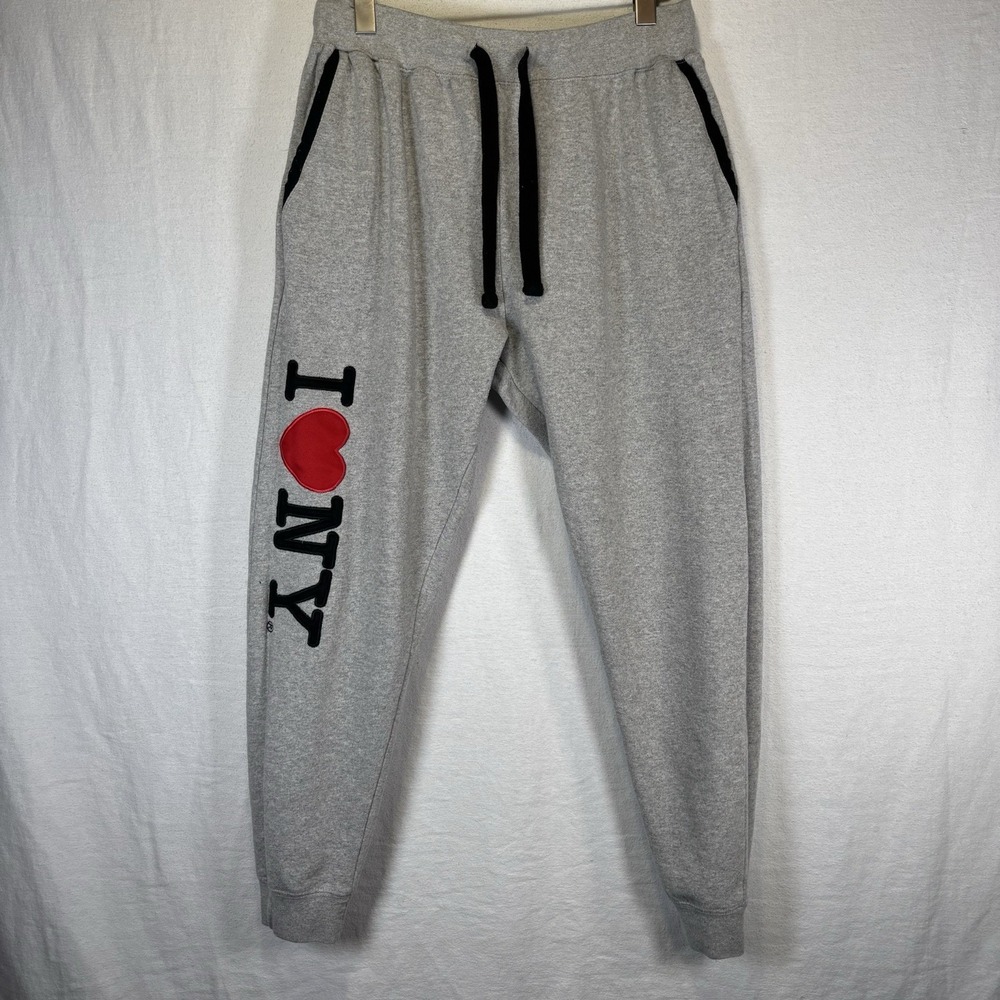 I ❤️‎ New York Women's Gray Joggers Size L
